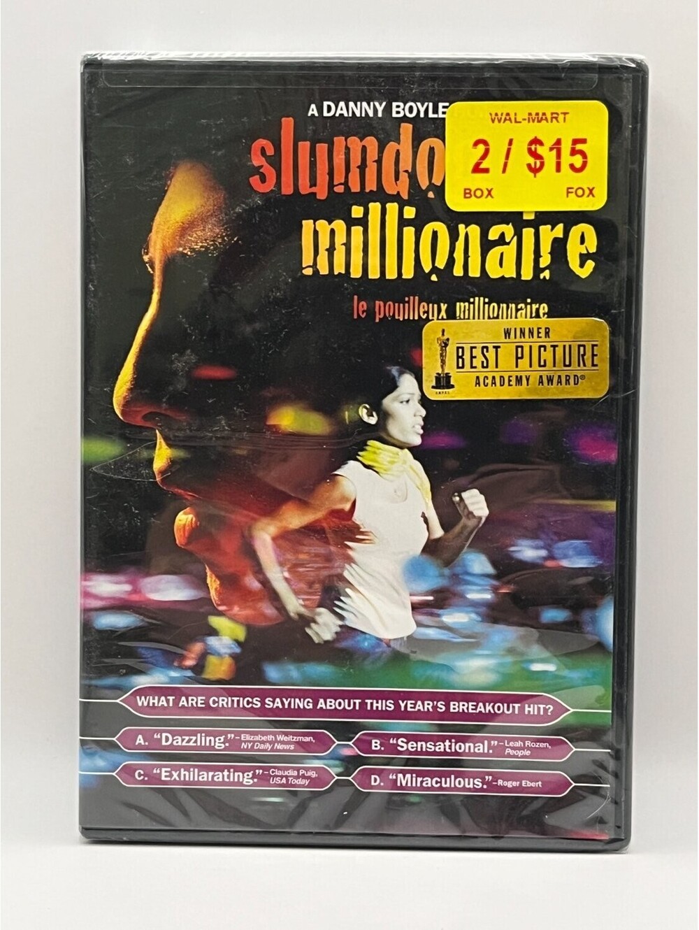 Slumdog Millionaire DVD Widescreen 2000s Drama Danny Boyle